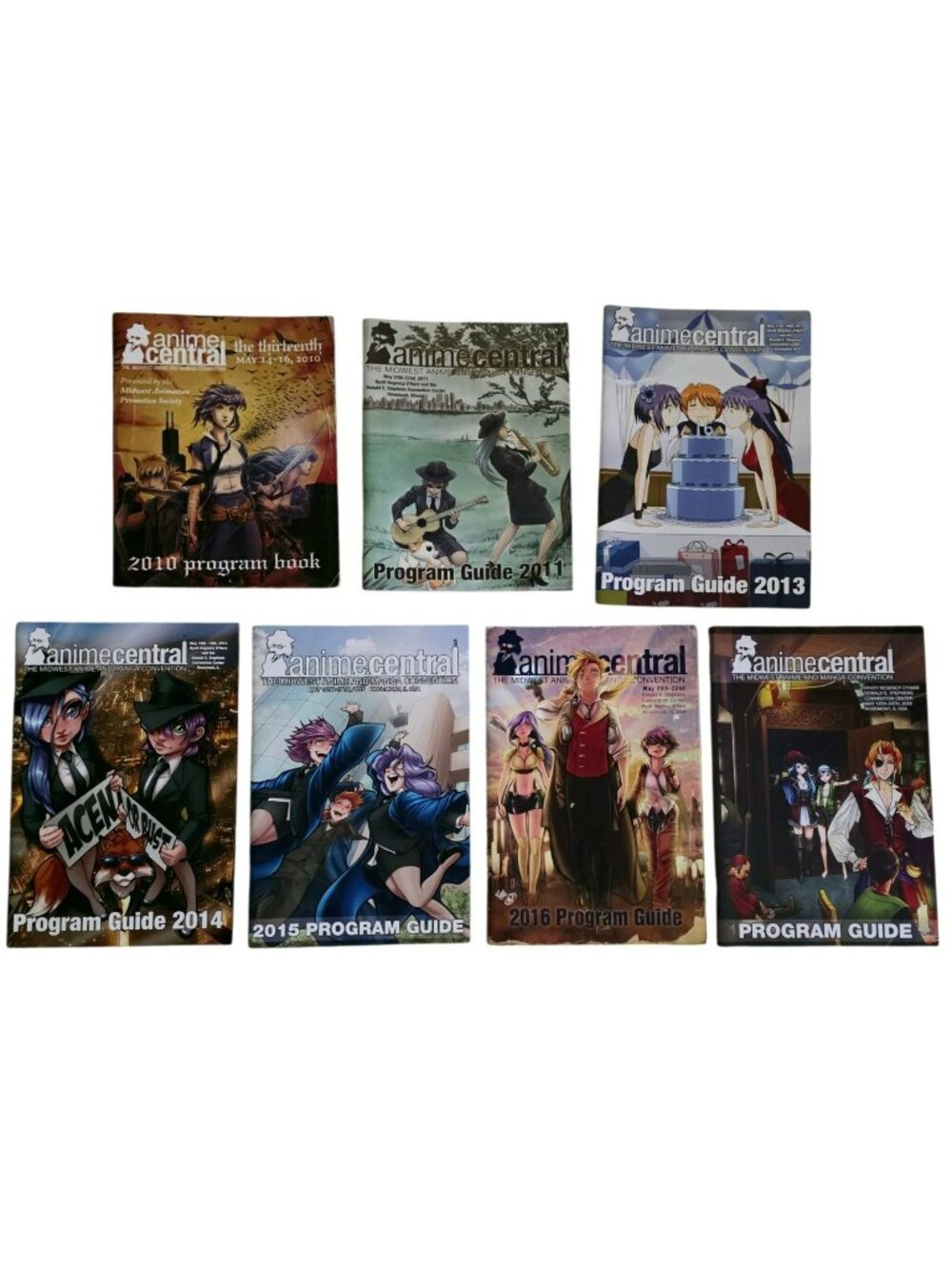 Anime Central Convention Program Guide Lot Collector Ephemera Promo Manga Event